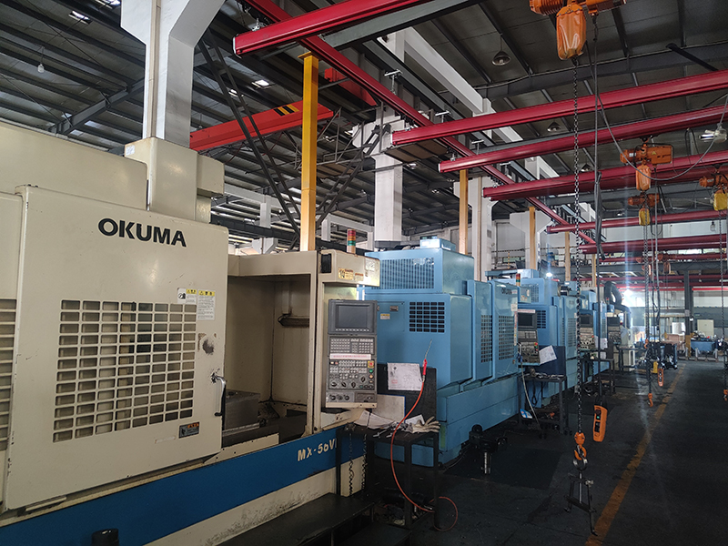 OKUMA  CNC Vertical machining center area